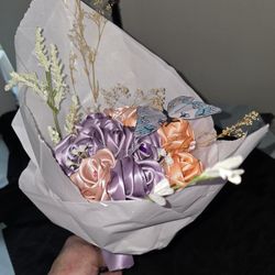 Hand-made Ribbon Roses