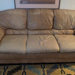 Leather Couch 