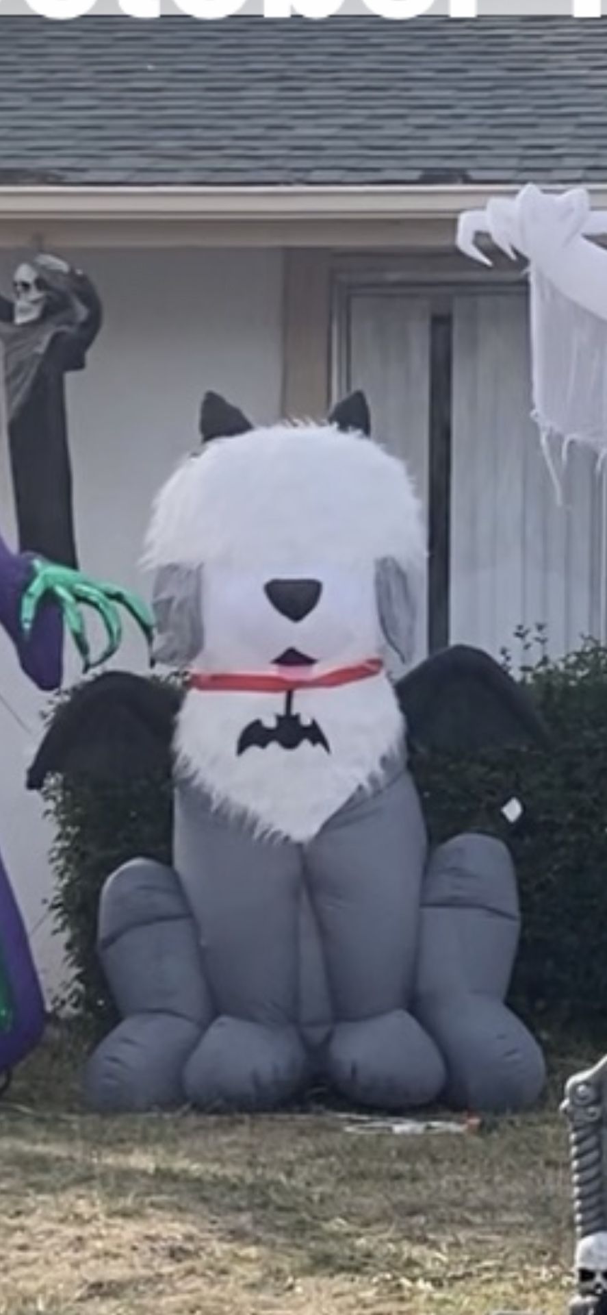 Inflatable Halloween Sheep Dog