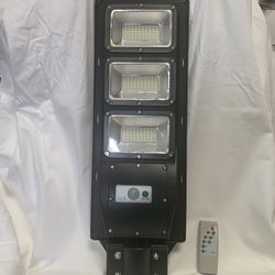 180 LED 90w solar dimmable wall street light PIR motion sensor outdoor garden lamp with Post