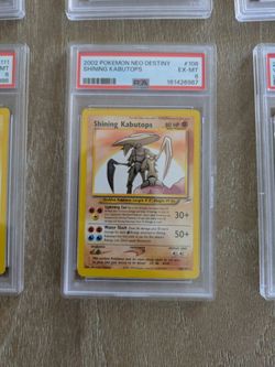 Pokemon Vintage Shining Kabutops PSA 9