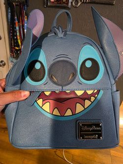 Disney Parks × Loungefly Stitch mini backpack,