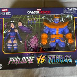 Marvel Legends Series Gamerverse Psylocke vs. Thanos