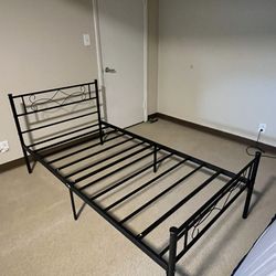 Twin Size Bedframe & Mattress