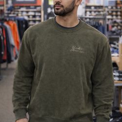 NWOT Under Armour Sweatshirt Men 2XL Olive Green Crewneck Pullover Oversized Gym