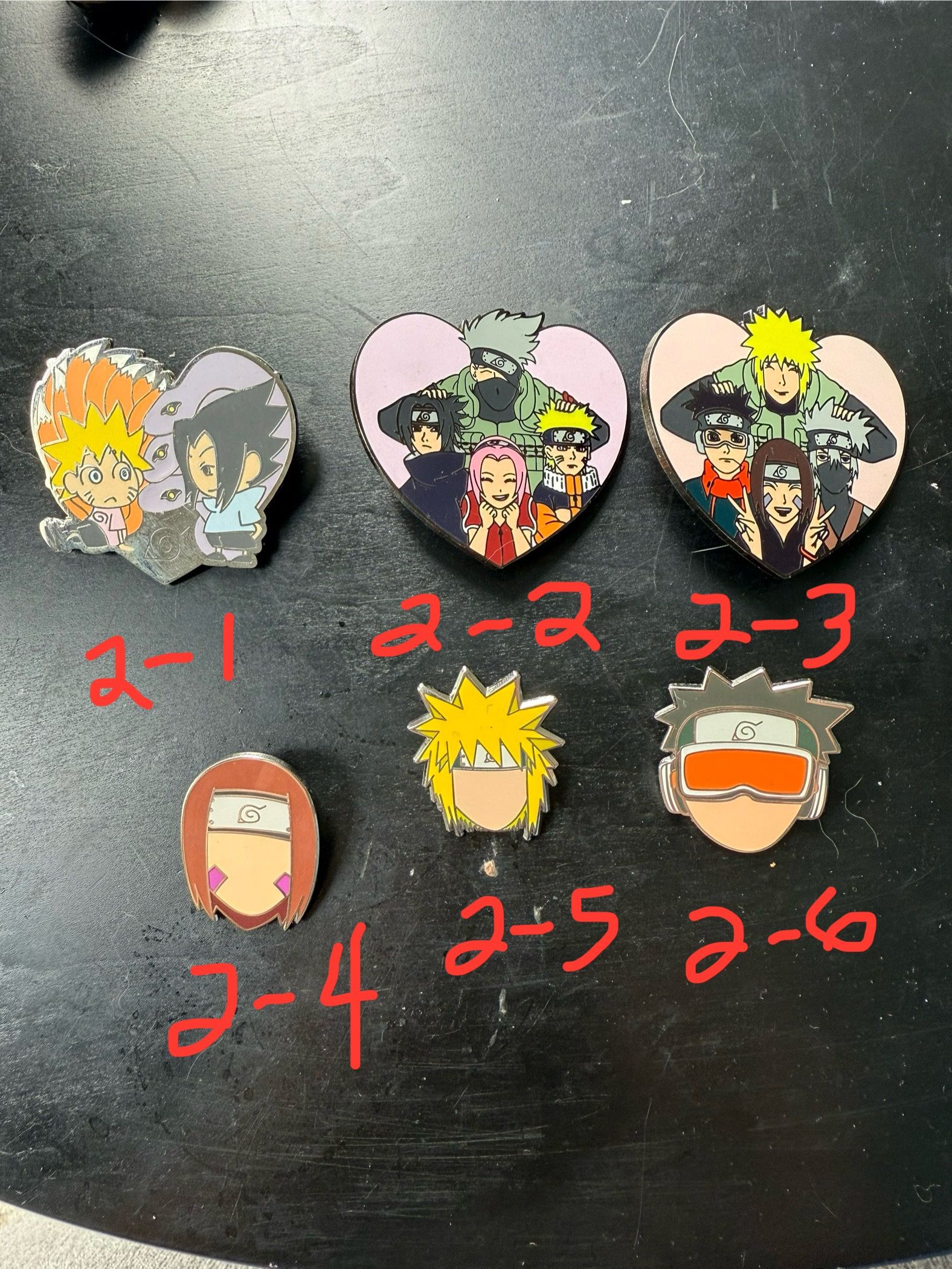 Naruto Enamel Pins