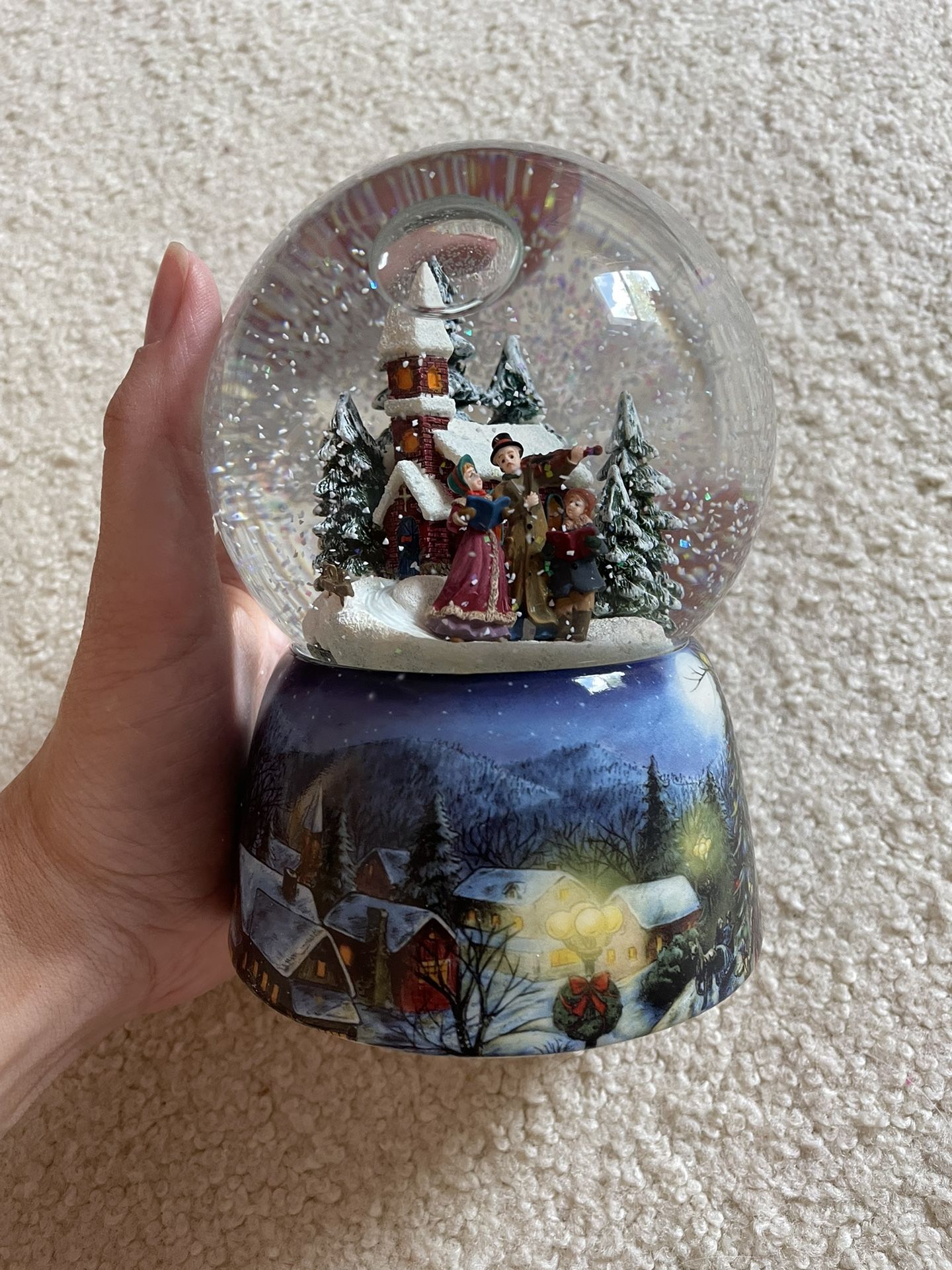 Christmas Snow globe With Music Player