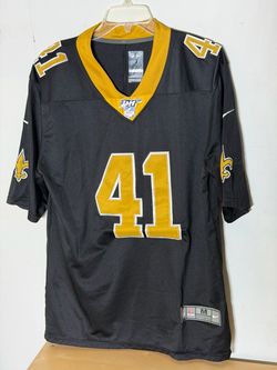 Nike Alvin Kamara #41 Saints NFL 100 On Field Jersey Men’s Medium Black