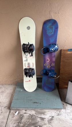 snowboards