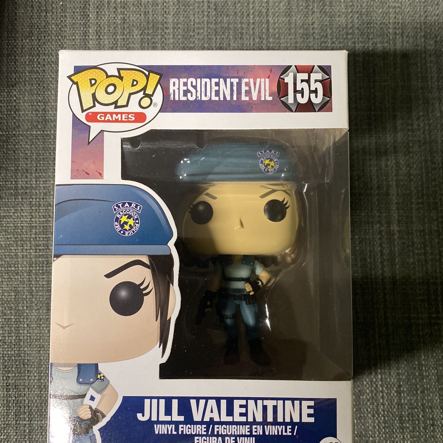 Funko Pop Jill Valentine #155 – Resident Evil, Vinyl, édition 2016
