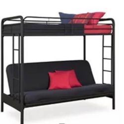 Bunkbed With Futon Bottom