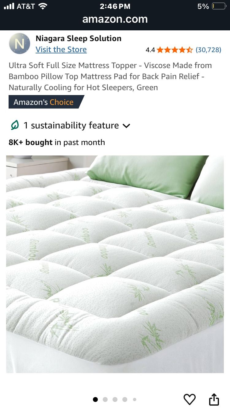 Super Soft Full Size Mattress Topper