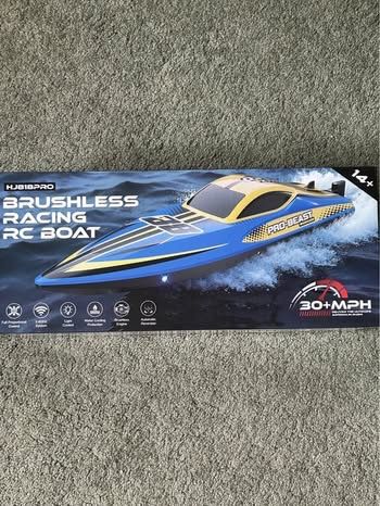 TOPCHOIC RC Boat 30+MPH, Big Remote Control Boat for Adults and Kids, Fast Racing Boat with Self-Righting, LED Lights, Waterproof, RTR, Sailboat for L