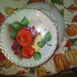 Collectible Fruit Plates Antique