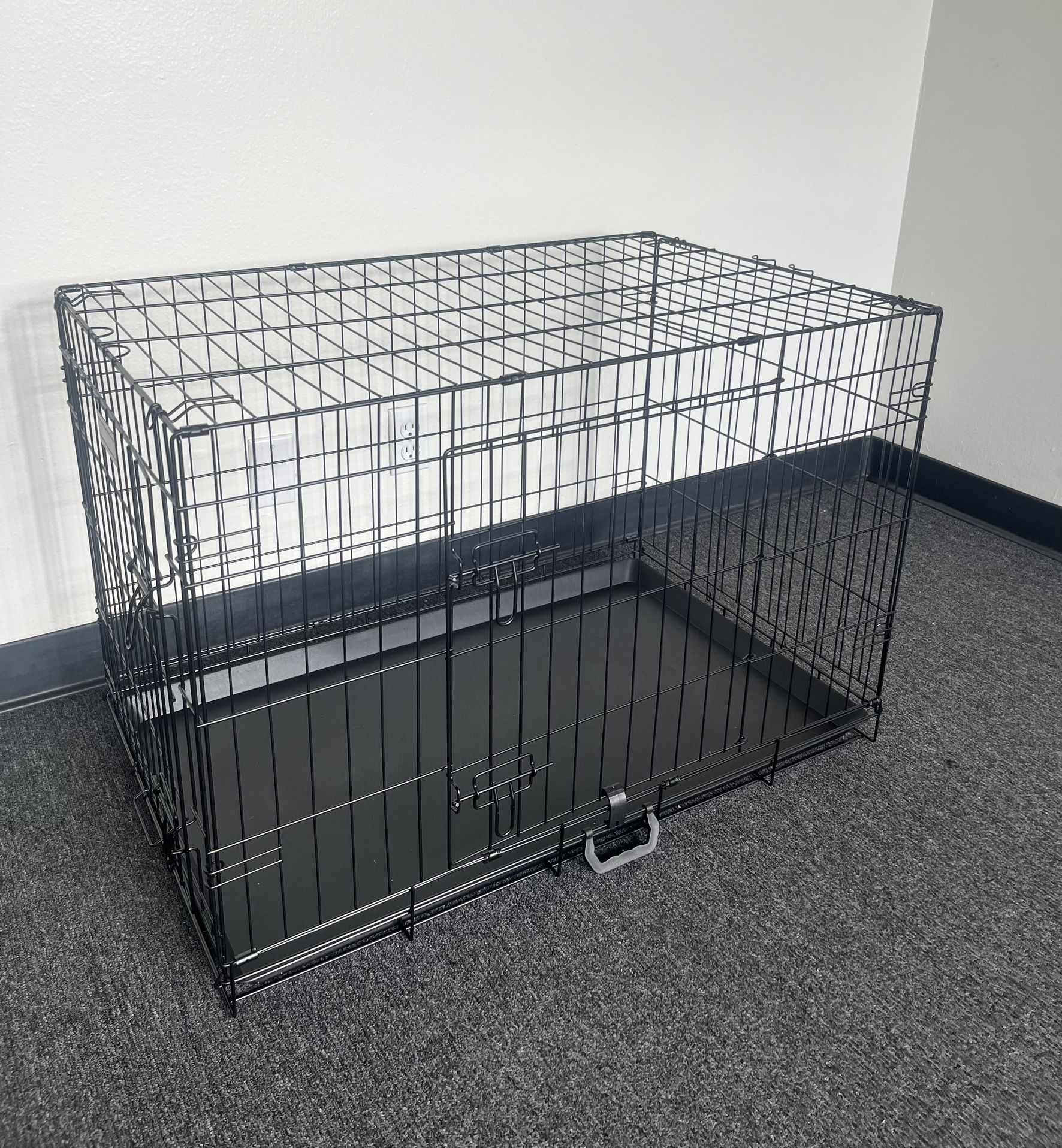 Folding Metal 36” Dog Crate