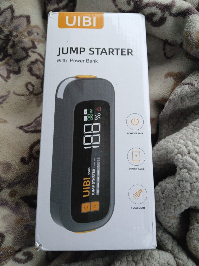 UIBI PORTABLE JUMP STARTER W/ CASE