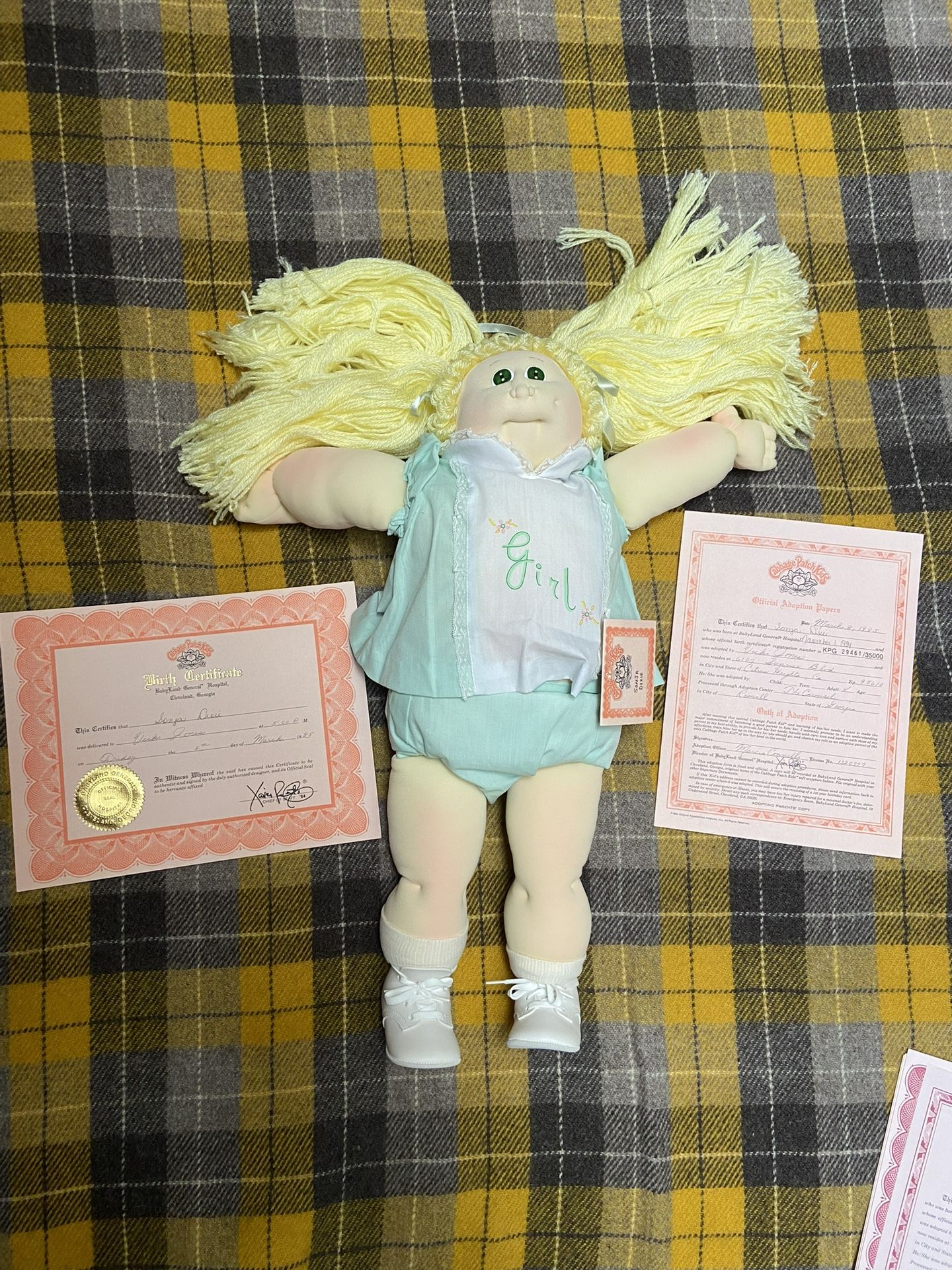 Original Soft Sculpture Cabbage Patch