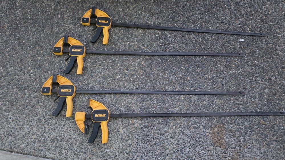 DEWALT
36 in. 600 lb. Trigger Clamp w/3.75 in. Throat Depth