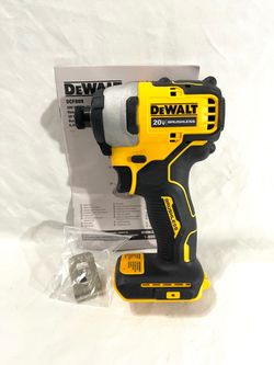 Brand new DeWalt atomic model 20 V brushless impact driver. Retails for $129 for tool only.
