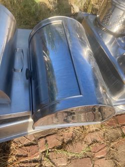 Vintage Pantry Queen Stainless Steel Bread Box (15.75"x10.5"x7.75") - AS IS