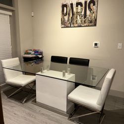 Glass Dining Table