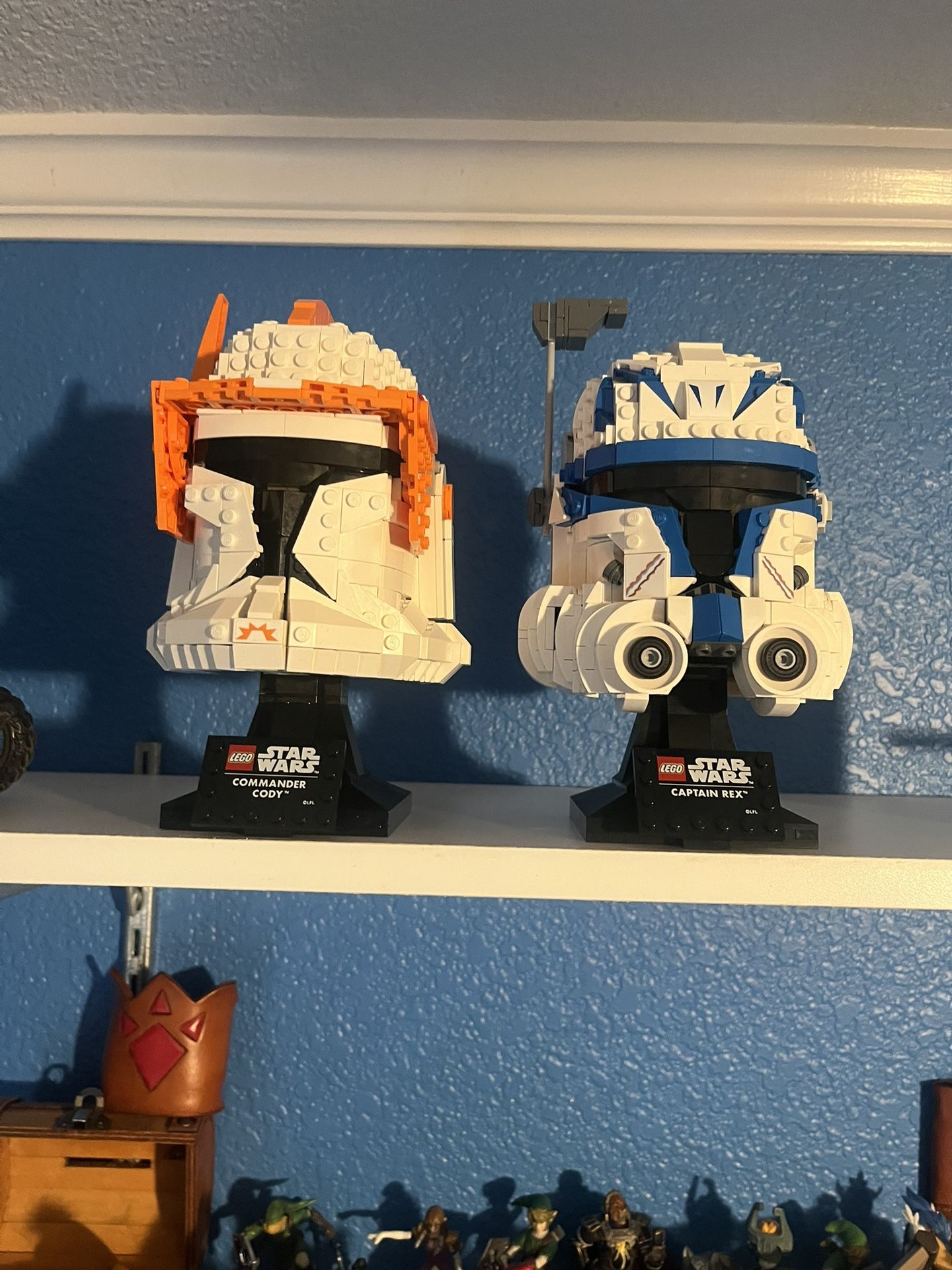 Lego Star Wars Cody & Rex Helmets 