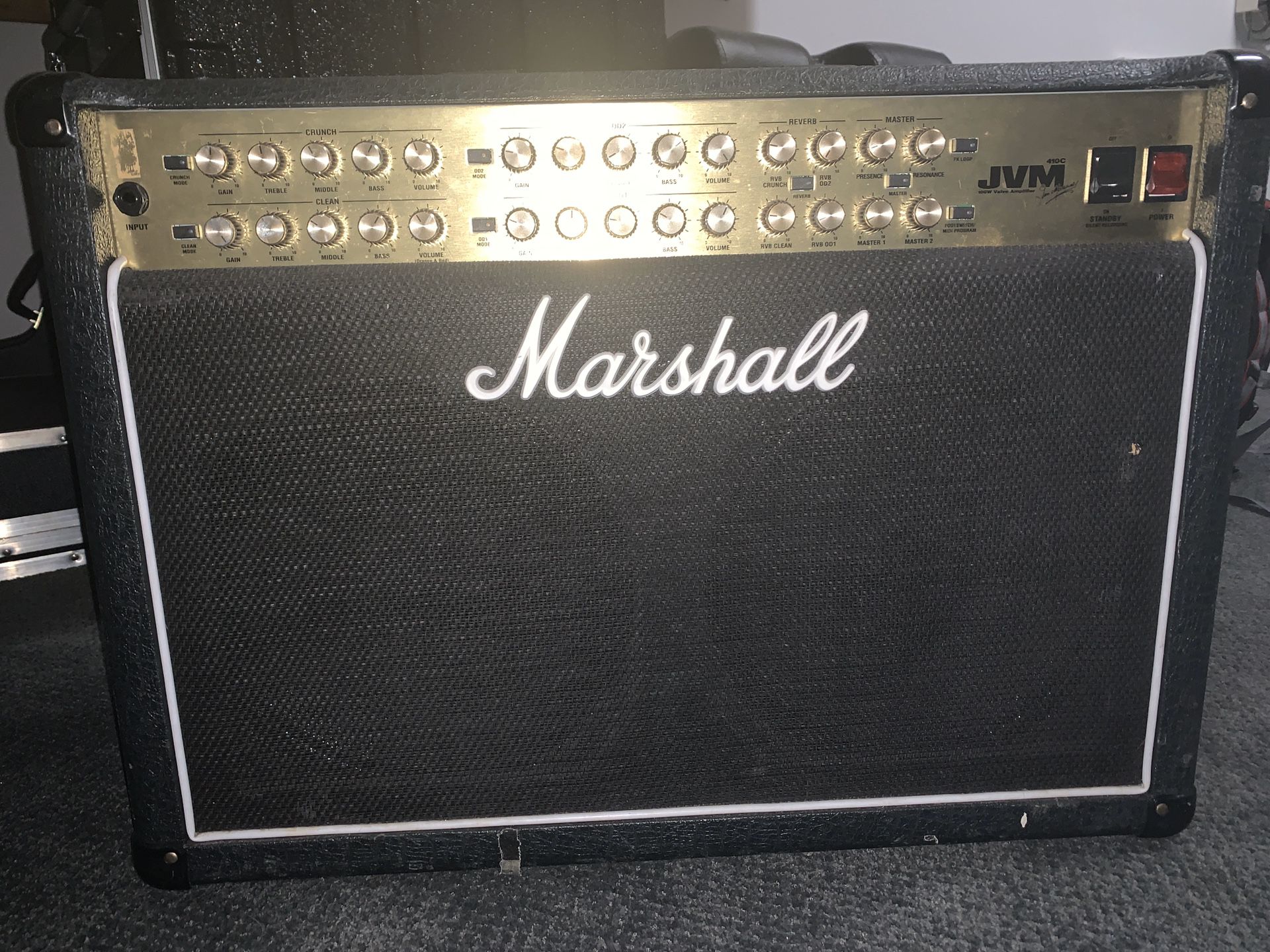 Marshall JVM 410c 100-Watt 2x12” 4-Channel Tube Guitar Combo Amp with Mods