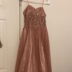 Pink prom dress 