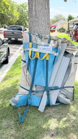 Free inflatable dinghy, hard floor, and hard transom