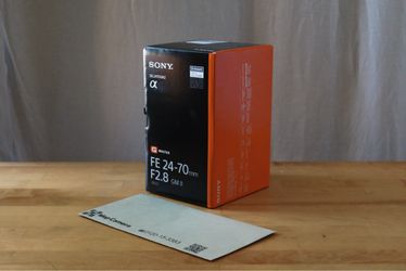 Sony 24-70 GM2. Brand New, sealed in box