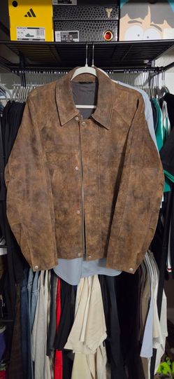 Men's Zara Leather Jacket Size L/XL