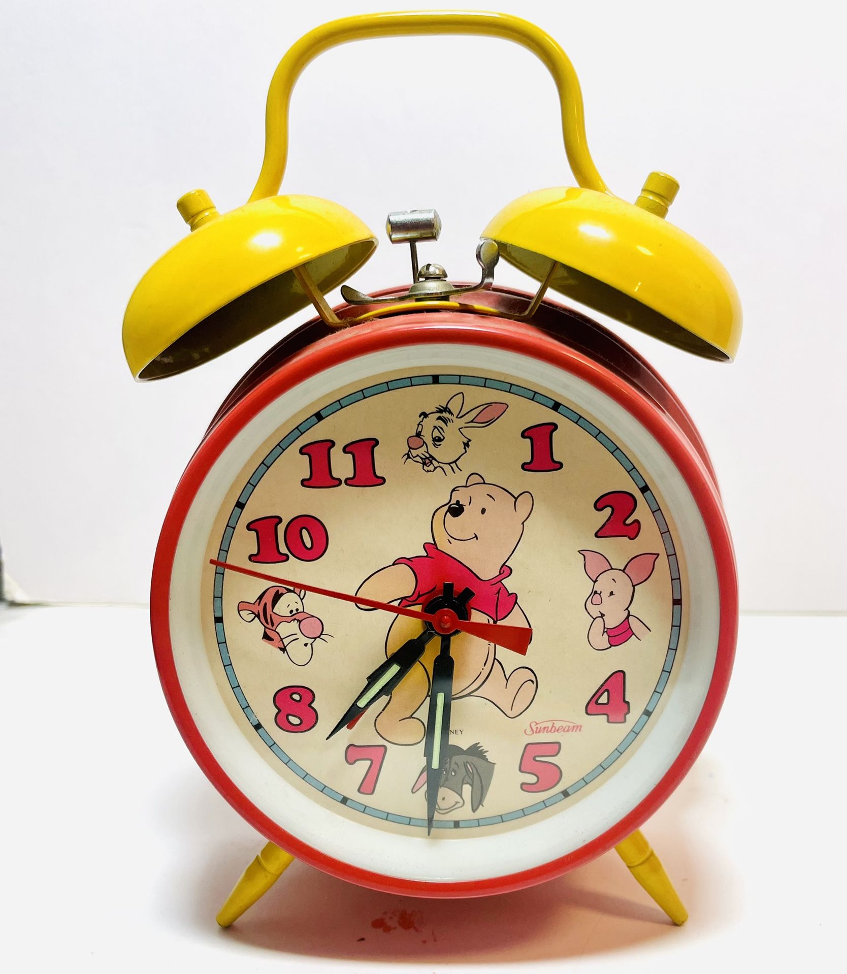 Vintage 1991 Sunbeam Disney Winnie the Pooh Alarm Clock
