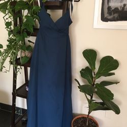 Blue/Teal Azazie Dress Worn Once Size 8