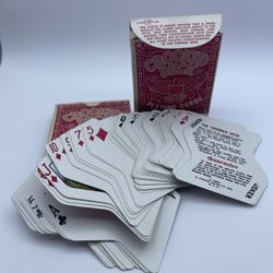 Vintage Crooked Deck Playing Cards Made In NY USA 1969