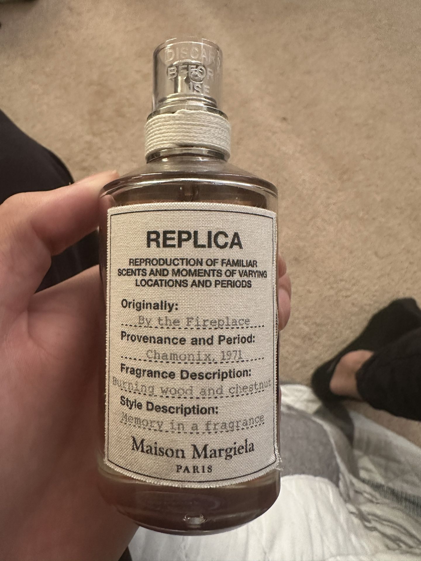 REPLICA BY THE FIREPLACE