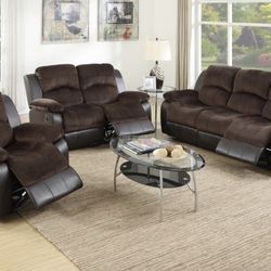 Sofa, Love Seat + Chair