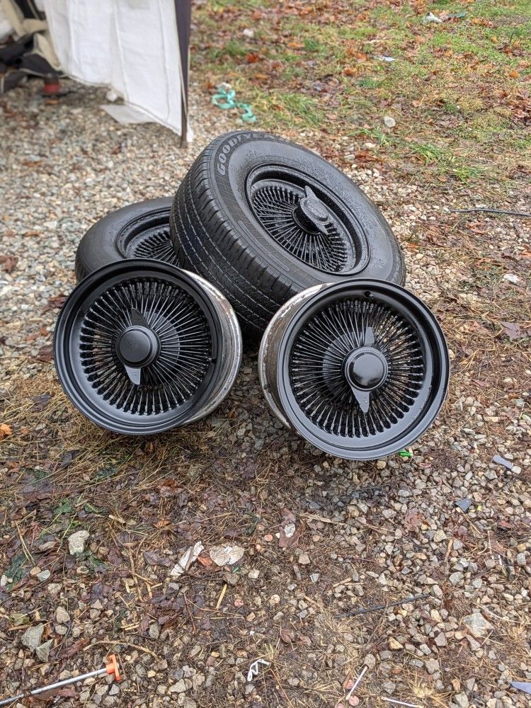 15inch satin black knockoffs