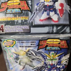  RARE  Original Sd Gundam Turn Flash Wing Zero Unbassinated