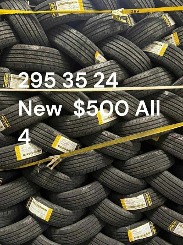 295 35 24 New Tires All 4