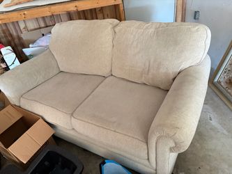 Cream sofa