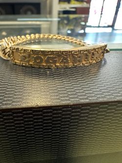 10k Men’s Cuban ID Bracelet