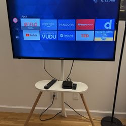 42’ TV + stylish TV stand bundle