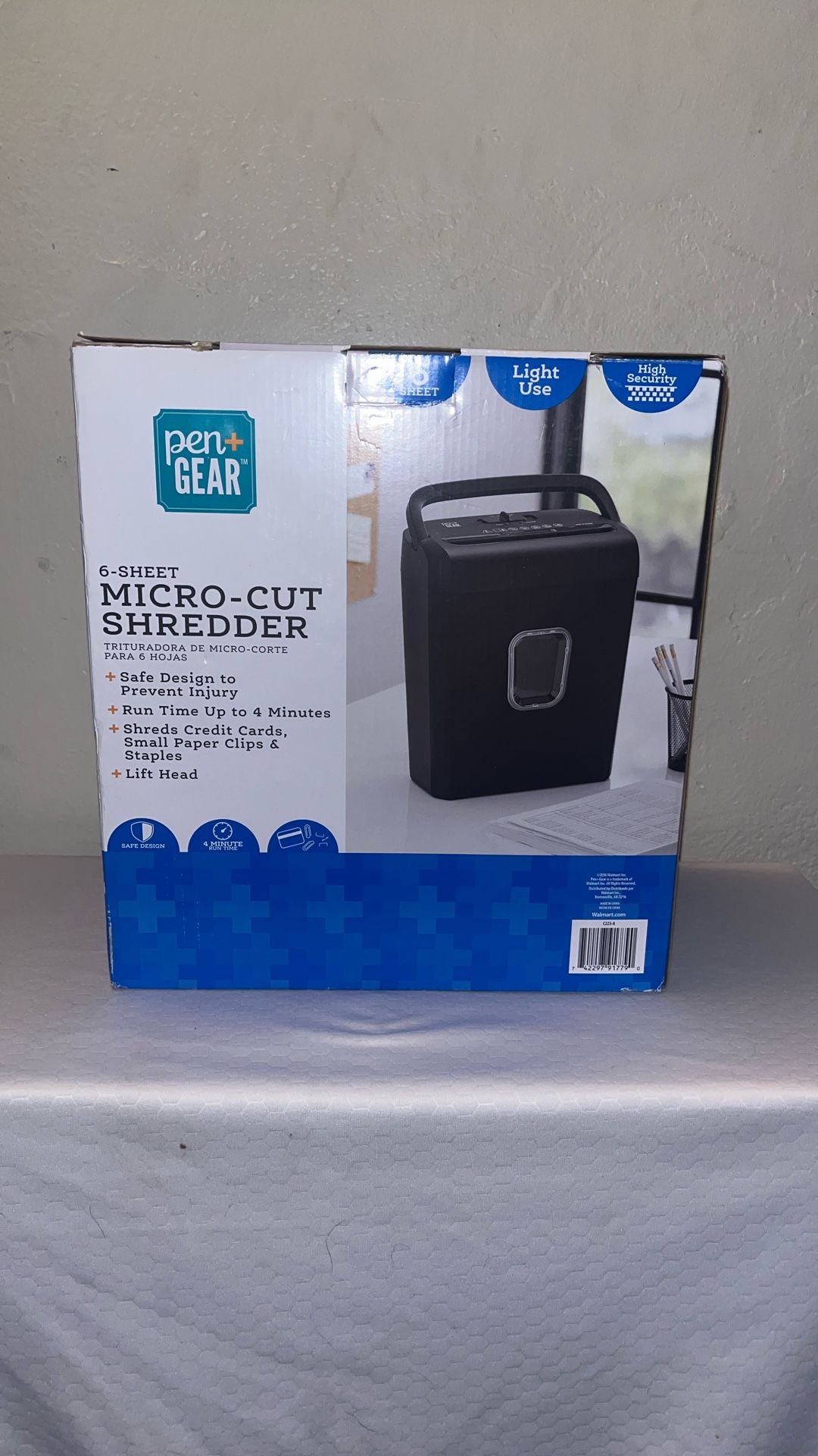 Pen Gear Micro Shredder-black-home office