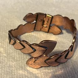 Copper 1950’s hinged Bracelet Renoir 
