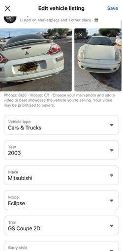 2003 Mitsubishi Eclipse Gs