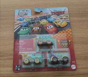 New Disney Pixar Cars Mini Racers 3-Pack