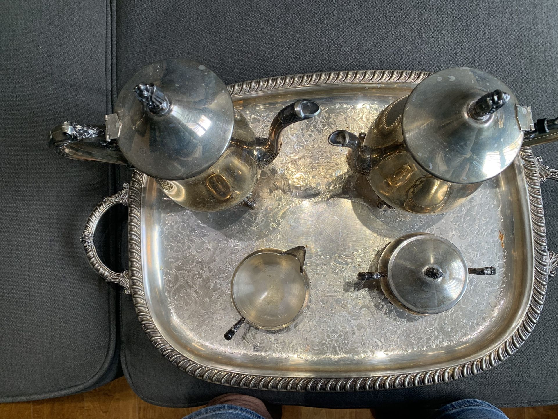 5 Piece sterling silver Tea Set 