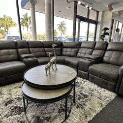 Reclining Sectional With 3 Recliners Huge Blowout Sale Only $1499