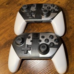 Nintendo Switch Super Smash Bros Pro controllers