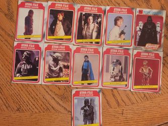 STARWAR CARDS COLLETOR 1980.